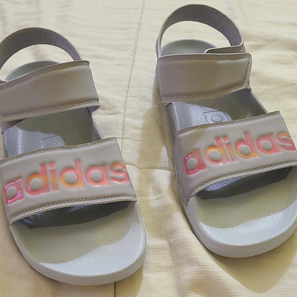 Addidas Grey sandals. Nwot